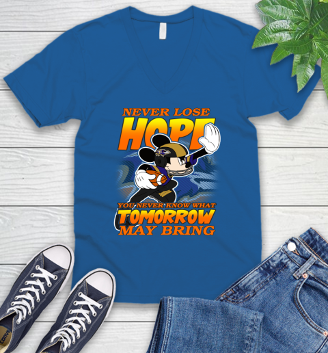 Buffalo Bills NFL Football Mickey Disney Never Lose Hope (2) V-Neck T-Shirt 6 Buffalo Bills NFL Football Mickey Disney Never Lose Hope (2) V-Neck T-Shirt - Image 6