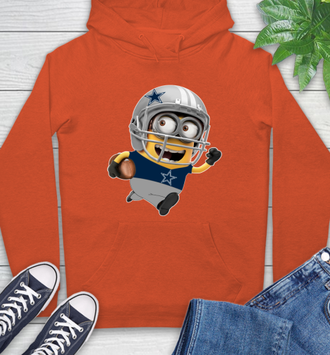 NFL Dallas Cowboys Minions Disney Football Sports Hoodie 5