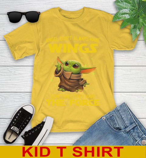 Baby Yoda Angel Don't Always Have Wings They Have The Force Shirt 105