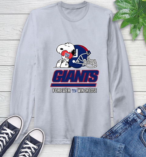 NFL The Peanuts Movie Snoopy Forever Win Or Lose Football New York Giants 63