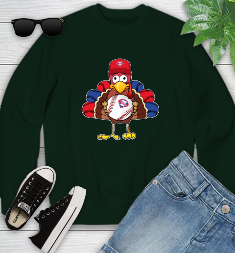 Philadelphia Phillies Turkey thanksgiving Youth Sweatshirt 10