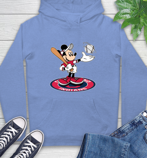 MLB Baseball Cleveland Indians Cheerful Mickey Disney Shirt Hoodie 12