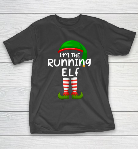I m The Running Elf Funny Elf Family Matching Christmas T-Shirt