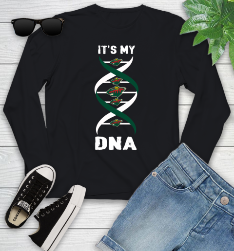 Minnesota Wild NHL Hockey It's My DNA Sports Youth Long Sleeve