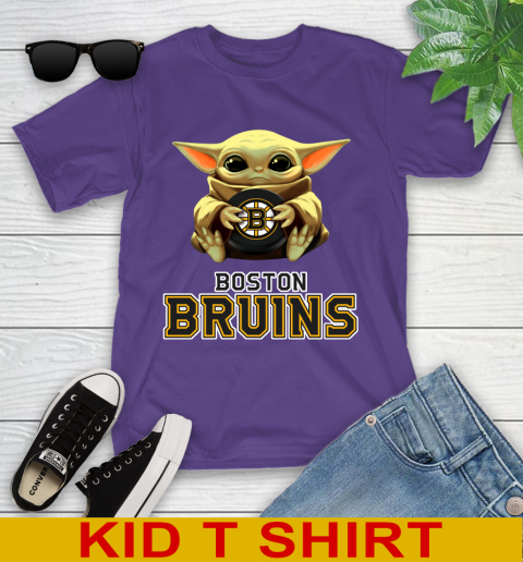 NHL Hockey Boston Bruins Star Wars Baby Yoda Shirt 104