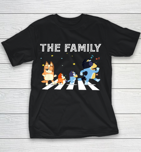 The Heeler Family Bluey Dad Mom For Lover Youth T-Shirt