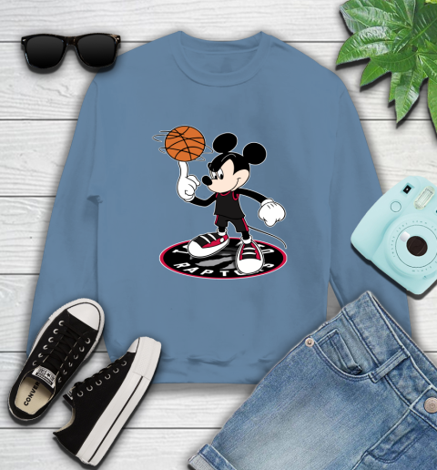 NBA Basketball Toronto Raptors Cheerful Mickey Disney Shirt not broken the mould Sweatshirt 8