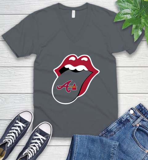 Atlanta Braves MLB Baseball Lips I Root For My Team Adoring Fan 53