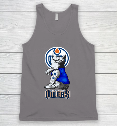 NHL My Cat Loves Edmonton Oilers Hockey Tank Top 6