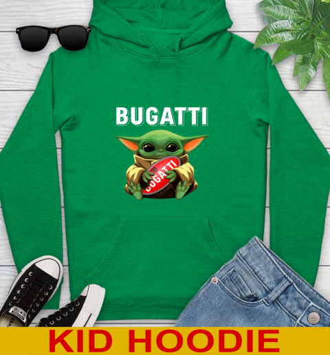 Star Wars Baby Yoda Hugs Bugatti Car Shirt 135