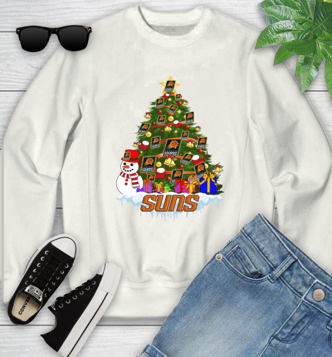 Phoenix Suns Merry Christmas NBA Basketball Sports Youth Sweatshirt