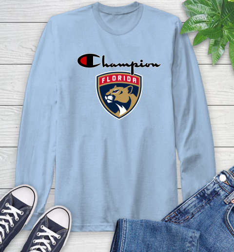 NHL Hockey Florida Panthers Champion Shirt Long Sleeve T-Shirt 6