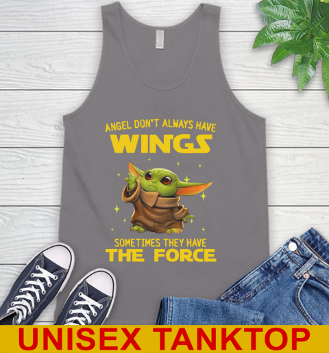 Baby Yoda Angel Don't Always Have Wings They Have The Force Shirt 72