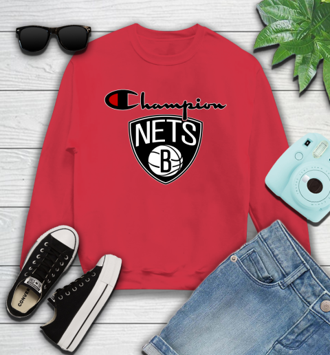 NBA Basketball Brooklyn Nets Champion Shirt Youth Sweatshirt 5