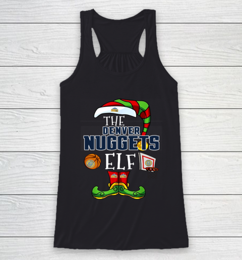 Denver Nuggets Christmas ELF Funny NBA Racerback Tank