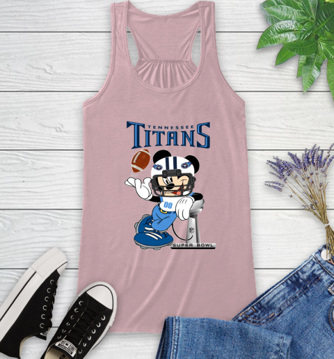 NFL Tennessee Titans Mickey Mouse Disney Super Bowl Football T Shirt Racerback Tank 11