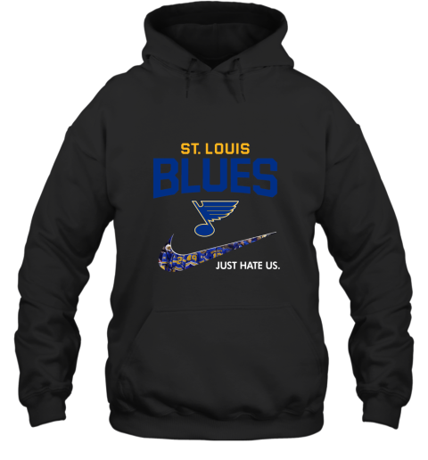 NHL Team St.Louis Blues x Nike Just Hate Us Hockey Hoodie