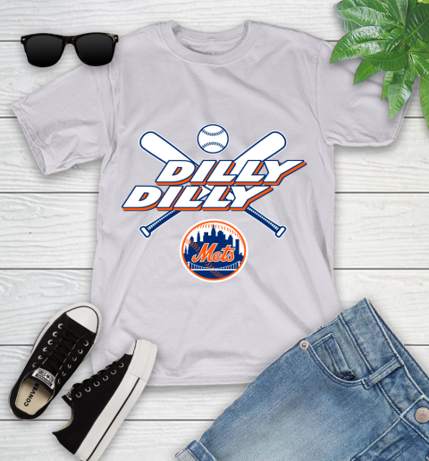 MLB New York Mets Dilly Dilly Baseball Sports Youth T-Shirt 4