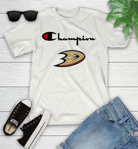 NHL Hockey Anaheim Ducks Champion Shirt Youth T-Shirt
