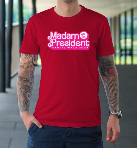 Madam President (and Tim!) Kamala Harris T-Shirt 8