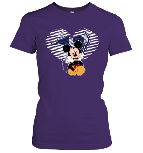 NFL Los Angeles Rams The Heart Mickey Mouse Disney Football T Shirt nSHywKInA9x ladies t shirt 20 95 151514 front purple