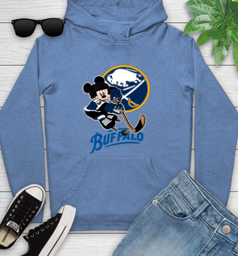 NHL Buffalo Sabres Mickey Mouse Disney Hockey T Shirt Youth Hoodie 12