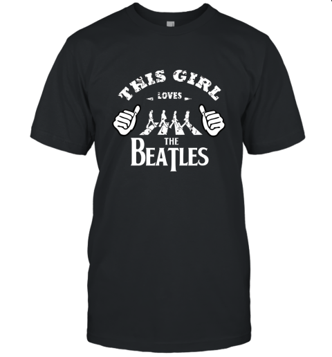 This Girl Loves The Beatles Unisex Jersey Tee
