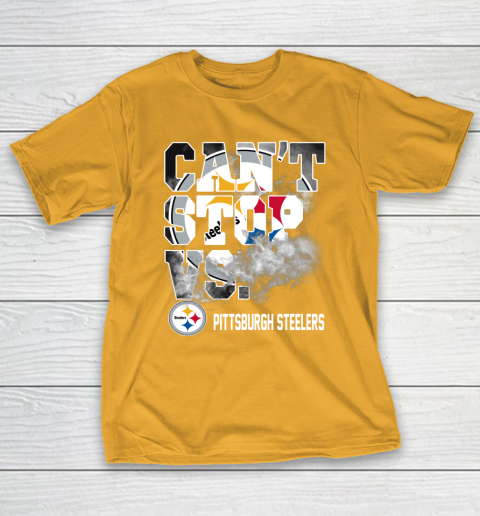NFL Pittsburgh Steelers Can't Stop Vs T-Shirt 2