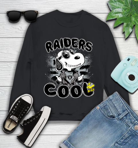 NFL Football Oakland Raiders Cool Snoopy Shirt Youth Sweatshirt