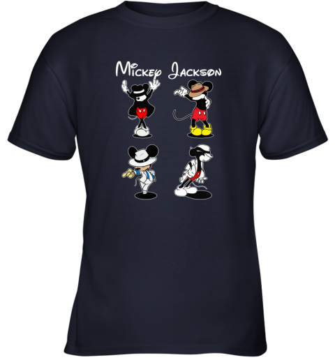 ou83 mickey jackson four style dance micheal jackson youth t shirt 26 front navy