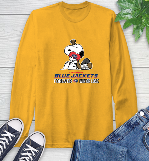 NHL The Peanuts Movie Snoopy Forever Win Or Lose Hockey Columbus Blue Jackets 60