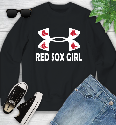 MLB Boston Red Sox Under Armour Baseball Sports Youth Sweatshirt