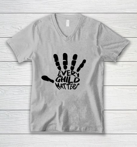 Every Child Matters Indigenous Education Orange Day V-Neck T-Shirt 2