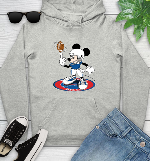 NFL Football Buffalo Bills Cheerful Mickey Disney Shirt Youth Hoodie 2