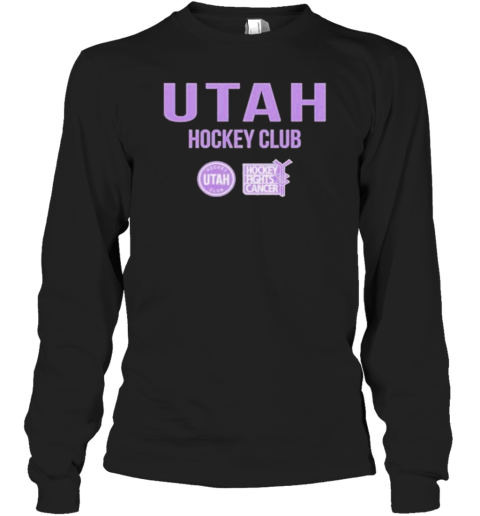 NHL Utah Richmond Resilient Hockey Fights Cancer Long Sleeve T-Shirt