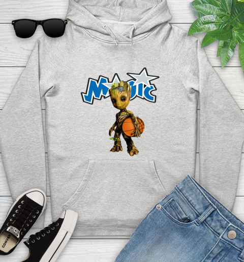 Orlando Magic NBA Basketball Groot Marvel Guardians Of The Galaxy Youth Hoodie