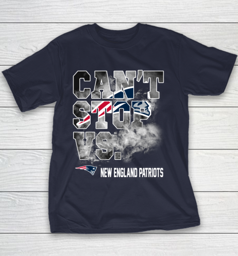 NFL New England Patriots Can't Stop Vs Youth T-Shirt 2