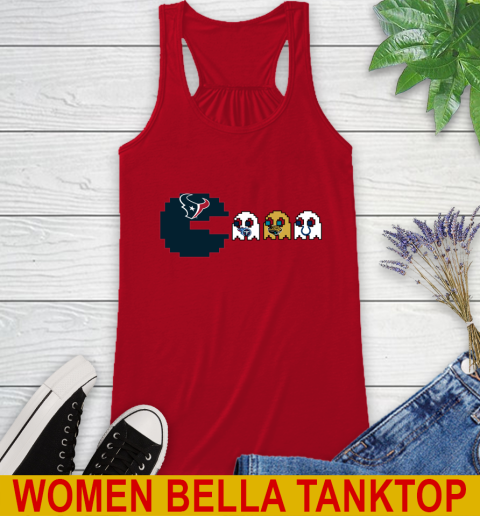 Houston Texans NFL Football Pac Man Champion Racerback Tank 6