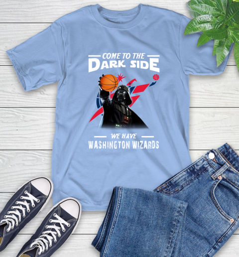 NBA Come To The Dark Side We Have Washington Wizards Star Wars Darth Vader Basketball T-Shirt 12