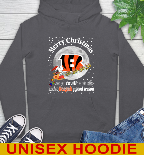 Cincinnati Bengals Merry Christmas To All And To Bengals A Good Season NFL Football Sports Hoodie 7