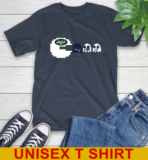 New York Jets NFL Football Pac Man Champion T-Shirt 5 New York Jets NFL Football Pac Man Champion T-Shirt - Image 5