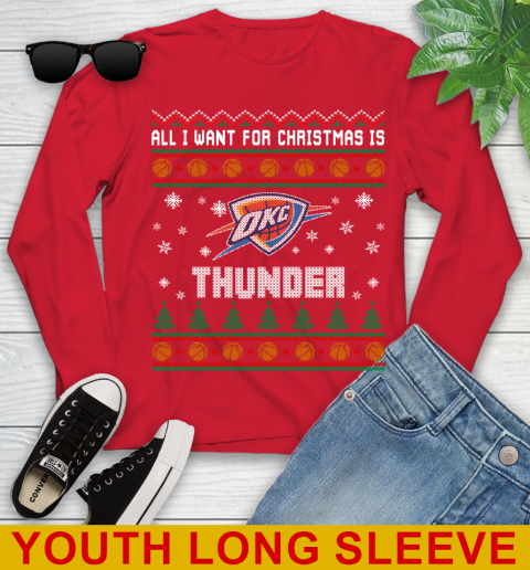 NBA Basketball All I Want For Christmas Is Oklahoma City Thunder 127