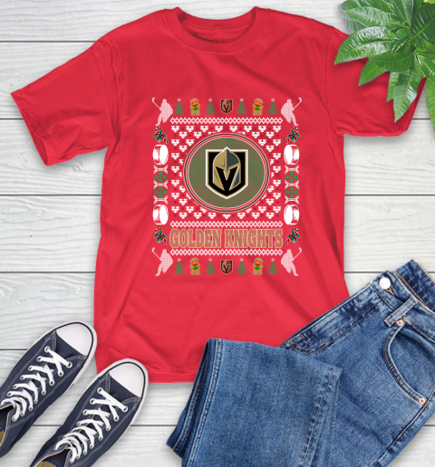 Vegas Golden Knights Merry Christmas NHL Hockey Loyal Fan Ugly Shirt 11