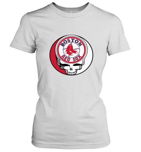 Boston Red Sox The Grateful Dead Baseball MLB Mashup Women's T-Shirt