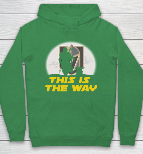 Vegas Golden Knights NHL Ice Hockey Star Wars Yoda And Mandalorian This Is The Way Hoodie 5