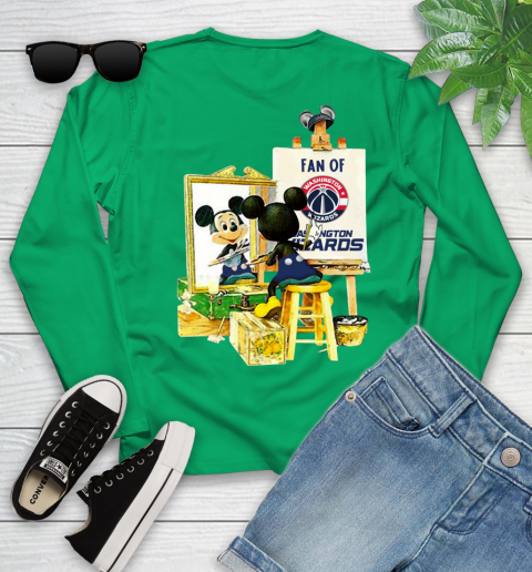 NBA Basketball Washington Wizards Mickey Drawing Shirt 118