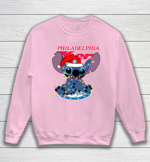 Philadelphia 76ers NBA noel stitch Basketball Christmas Sweatshirt 5