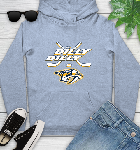 NHL Nashville Predators Dilly Dilly Hockey Sports Youth Hoodie 10
