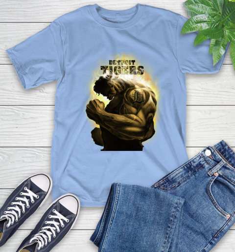 Detroit Tigers MLB Baseball Hulk Marvel Avengers Sports T-Shirt 12