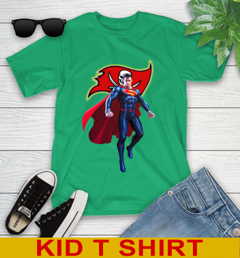 NFL Superman DC Sports Football Tampa Bay Buccaneers Youth T-Shirt 6